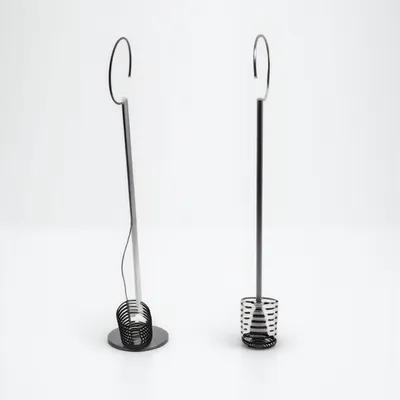 Air Plant Tillandsia - 2個入り 鉄製スパイラルエアプラントウォールホルダー ティランジア吊り下げフック コンパクト 軽量 モダン