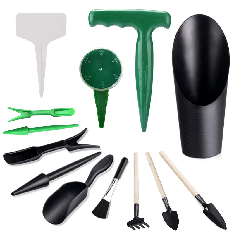 Plant Parent Tools - Tmz-ミニプラスチックガーデニングツールセット、園芸植物、多肉植物、鉢植え、植栽、穴あけ、tmz