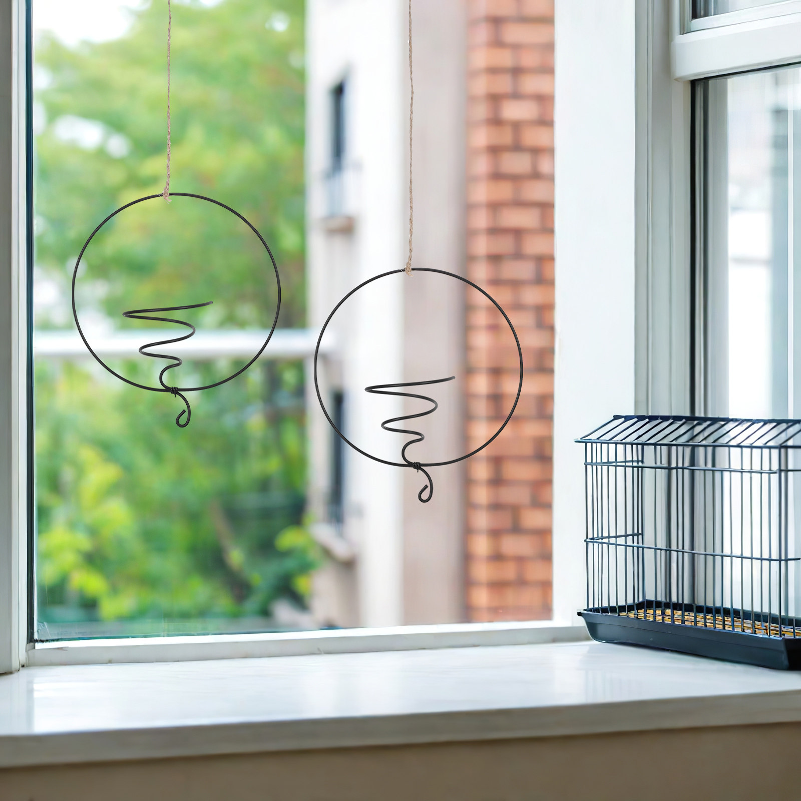 6個入りエアプラントホルダー、スパイラルメタル幾何学デザイン - Air Plant Tillandsia のレビューと価格