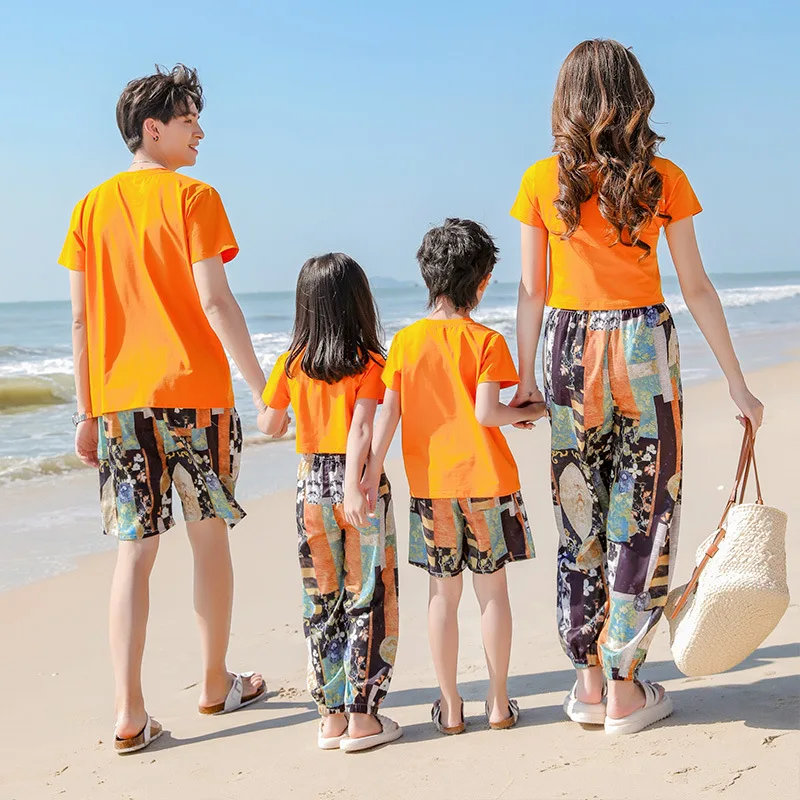 休暇用家族お揃いセット ママと娘のパンツとTシャツセット パ - Plant Parent Clothing のレビューと価格