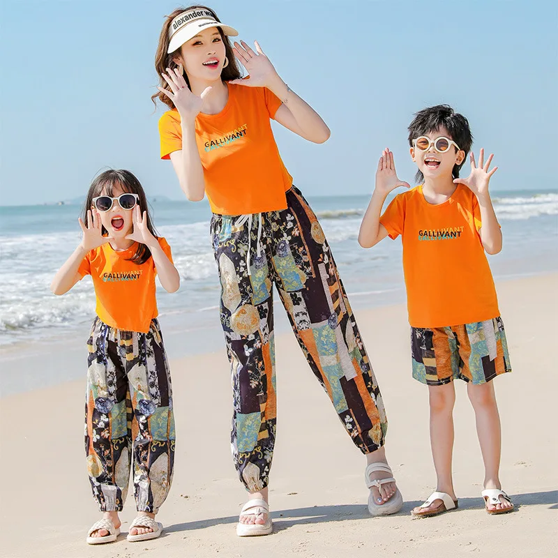 休暇用家族お揃いセット ママと娘のパンツとTシャツセット パ - Plant Parent Clothing のレビューと価格