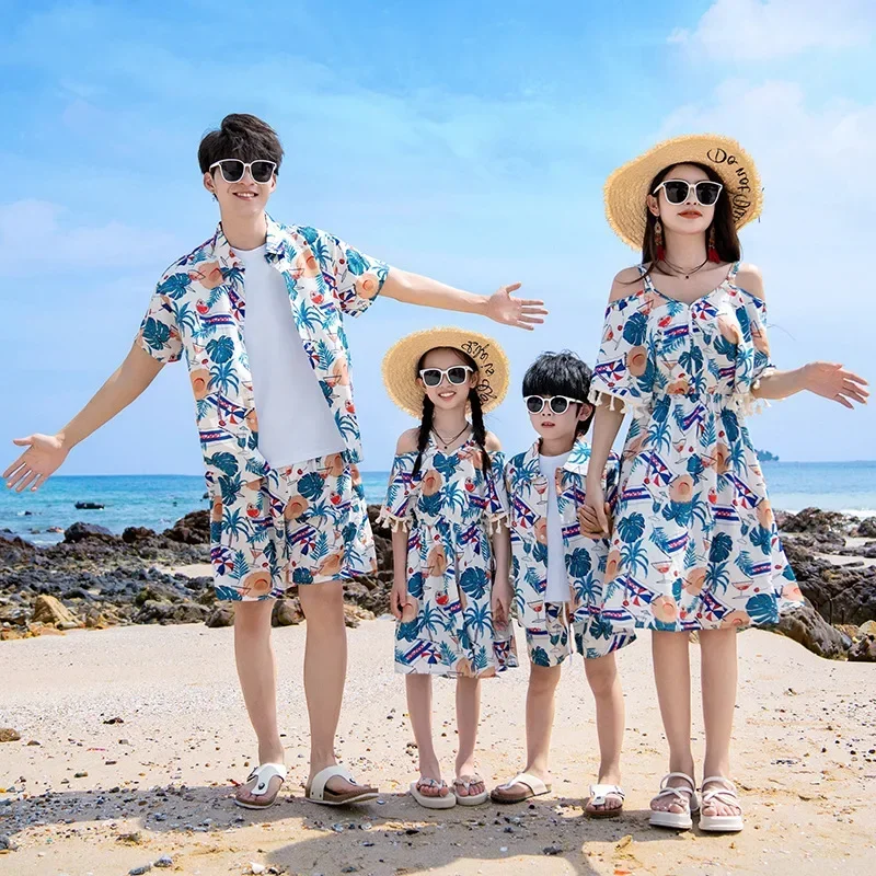 家族全員のためのバケーションドレスセット,ママ,娘,リゾート - Plant Parent Clothing のレビューと価格