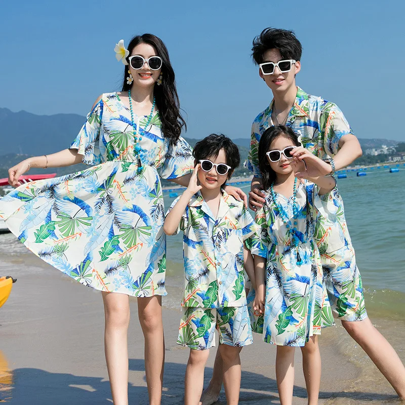 家族全員のビーチウェア,カップルのバケーションウェア,親子の - Plant Parent Clothing のレビューと価格