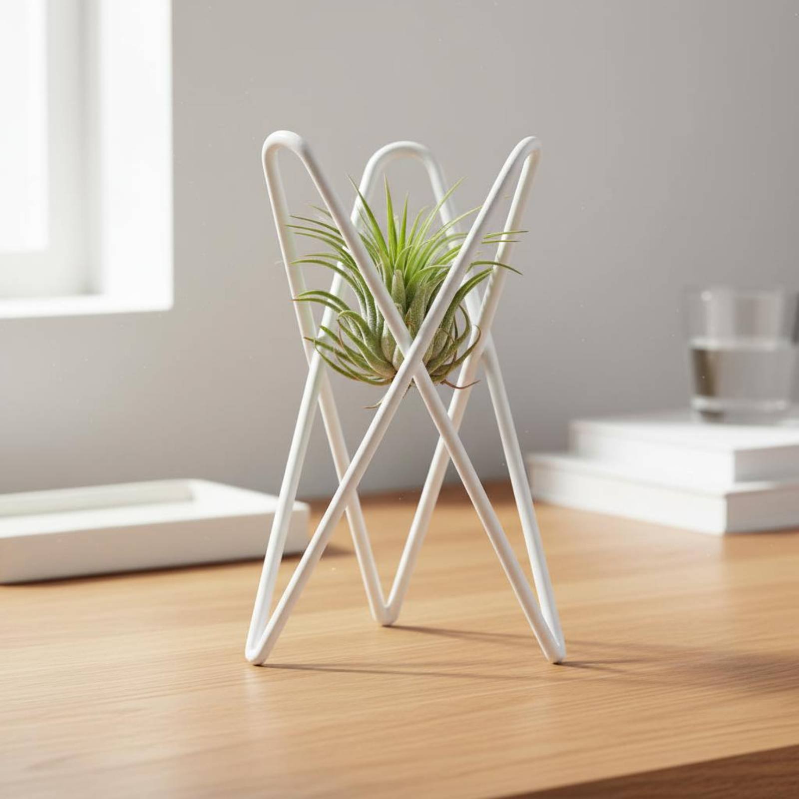 エアプランツスタンド ミニマリストデザイン エアプランツホル - Air Plant Tillandsia のレビューと価格