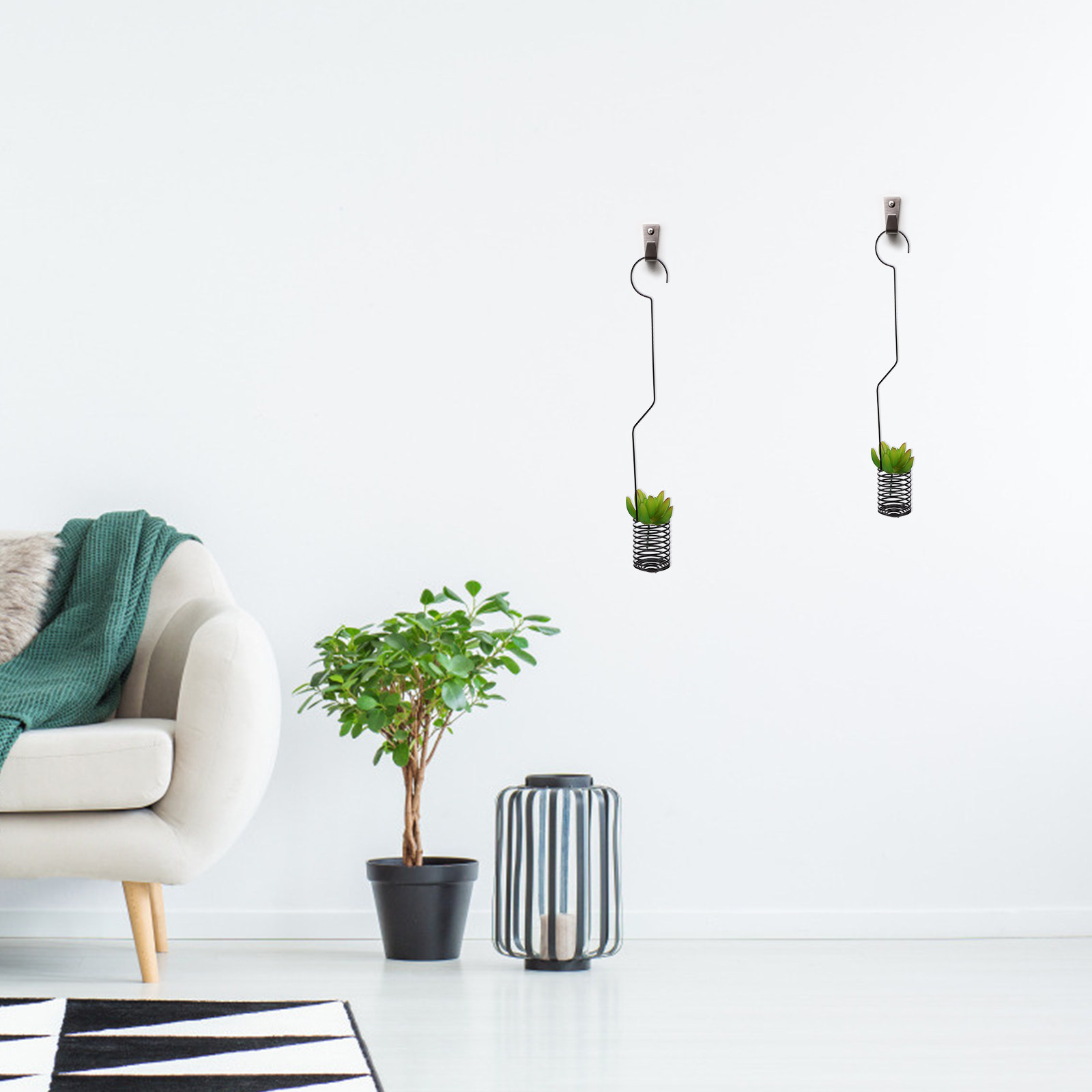 装飾用鉄製エアプランツホルダー（ティランジア用吊り下げフック - Air Plant Tillandsia のレビューと価格