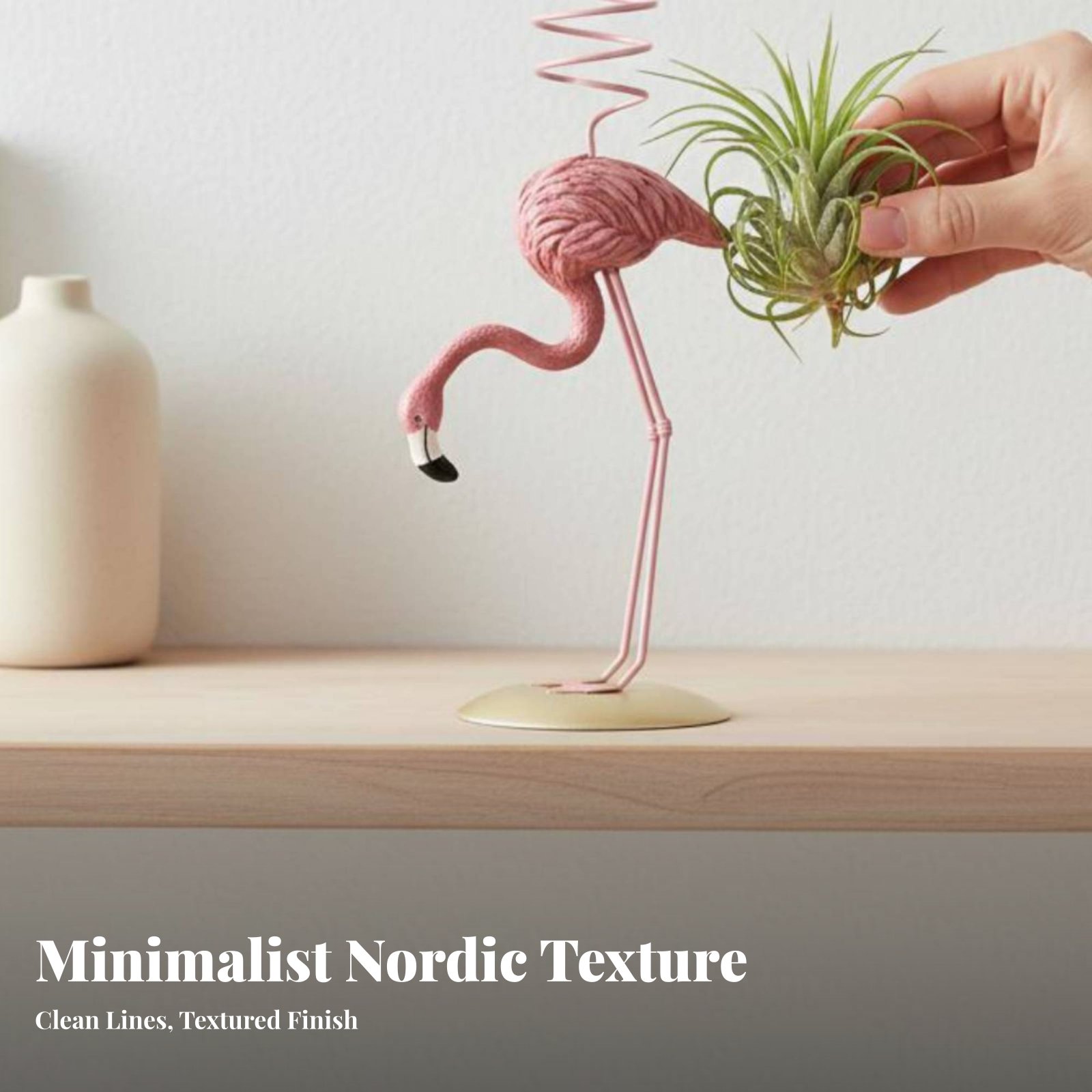 幾何学模様のティランジアホルダー 北欧＆デザインの幾何学模様 - Air Plant Tillandsia のレビューと価格